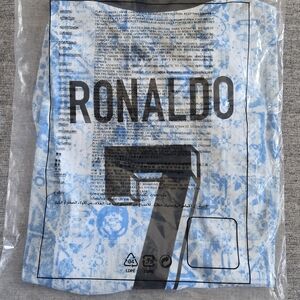 Nike Sky Blue and White Ronaldo Jersey